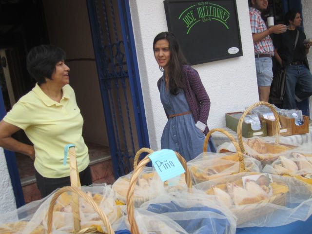 Women selling Easter bread