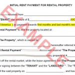 Deposit form to reserve house