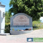 Entrance sign Chapala Vista del Lago