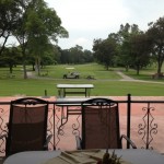 Clubhouse view of the course