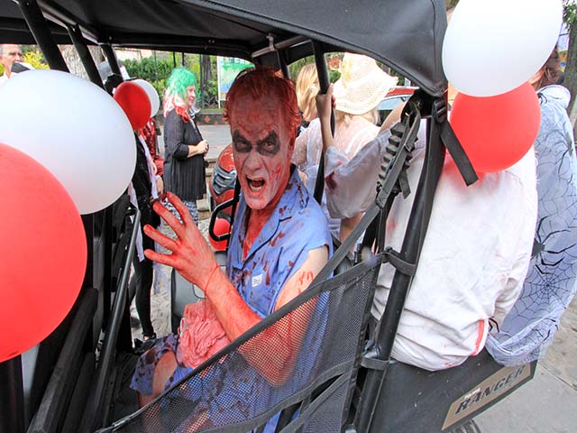 Zombie in a Car