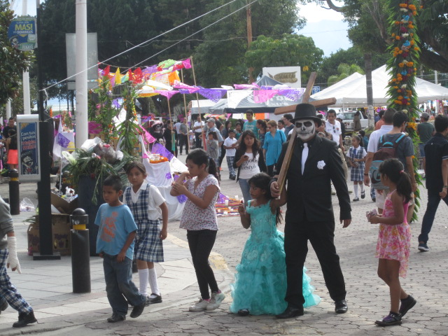 People crossing street