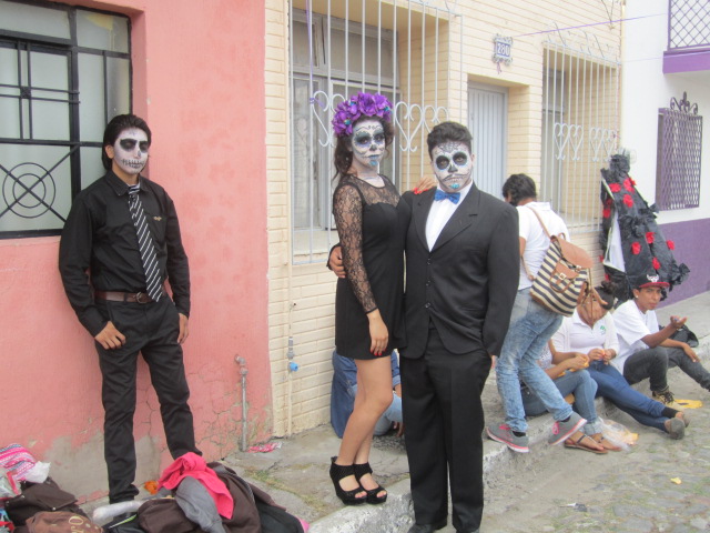 Students in costume