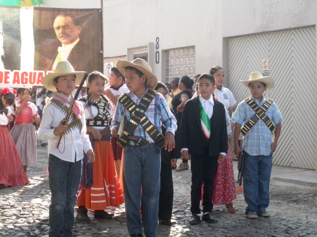 Marching children