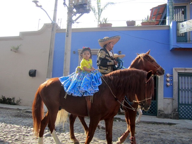 Young girl on horse