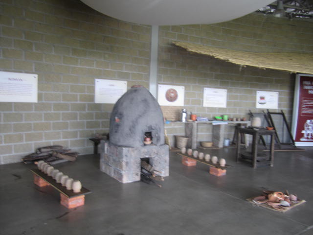 Pottery display