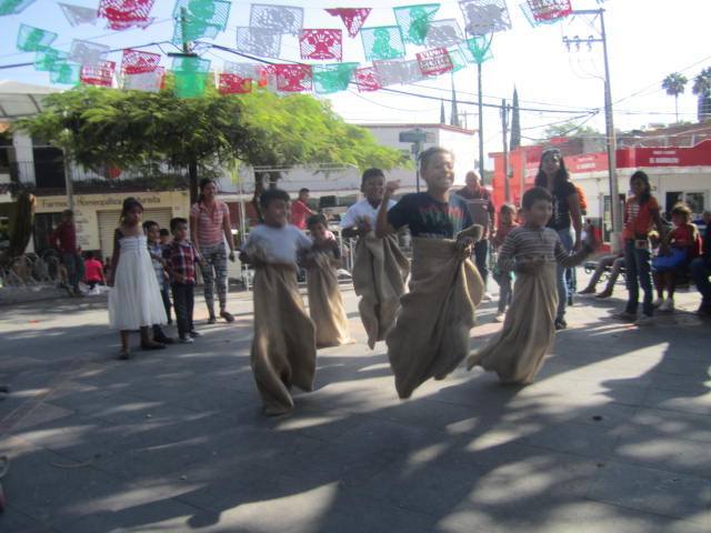 Sack race