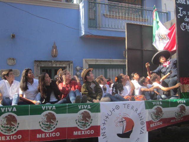 Children in a truck