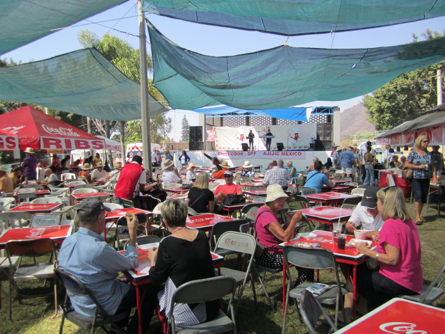 People Eating in Main Area