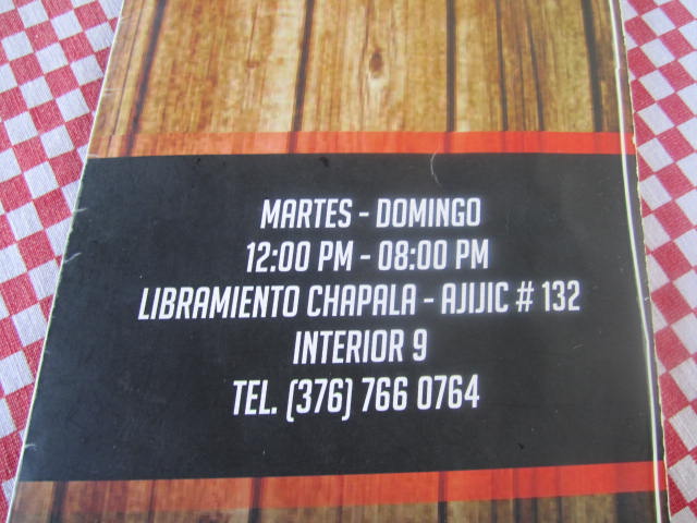 Information about restaurant