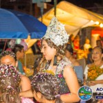 Girl covered in confetti plaza ajijic