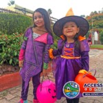 Two girls halloween in Ajijic