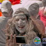 Girl covered in Flour Ajijic Carnaval