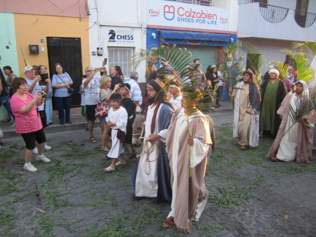 Jesus walking