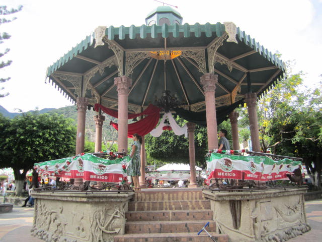 Bandstand at the plaza