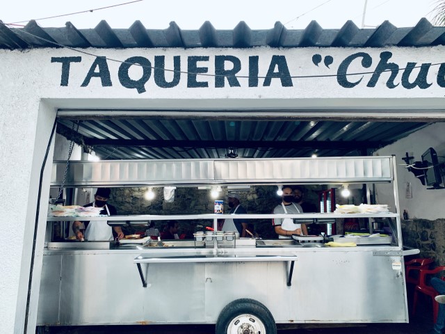 Mexican Taco Stand in Chapala Mexico