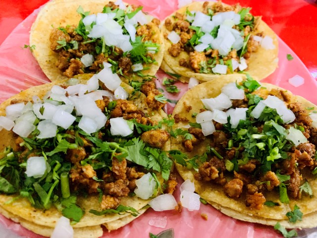 Mexican Tacos with Onions